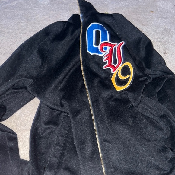 Octobers Very Own sweater, O V O bolder colours with gold zippers, no hood - Picture 2 of 3